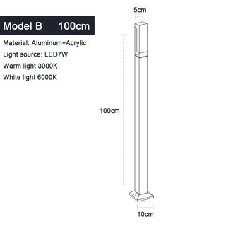 Aluminum LED Garden Lamp – Durable Patio LED Fixture | Weather Resistant Outdoor Lighting