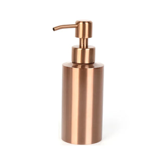 rose gold stainless steel metal lotion dispenser durable 250ml 550ml bathroom front view