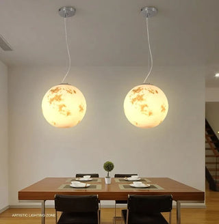 Moon Pendant Lamp – Adjustable Head LED Pendant Light | Modern Ceiling Light