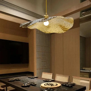 Modern Pendant Light – Artistic LED Pendant Light Fixture with Gold Finish