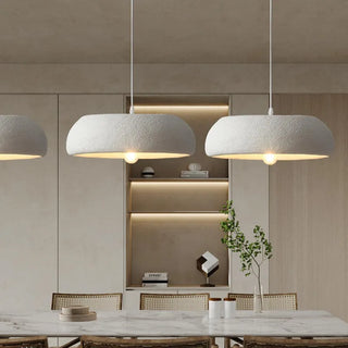 Minimalist LED Pendant Light – Durable Polymer Lamp With Soft Ambient Light