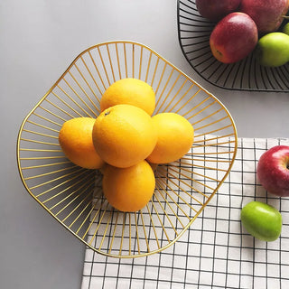 Modern iron fruit basket
