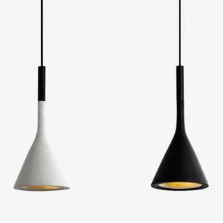 Conical Aluminum Pendant | Adjustable Cable Lighting - Matte Finish Light Fixture