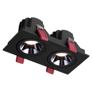 LED Recessed Spotlight Adjustable Square Design – Dimmable Aluminium Lighting