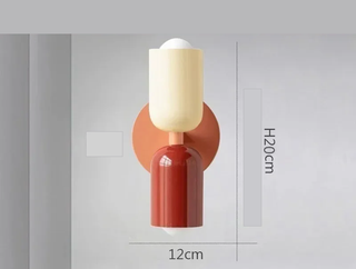Adjustable Wall Light – Modern Metal Wall Sconce with Color Changing LED Illumination