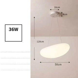 Modern Pendant Light – Adjustable Soft Shaped Pendant with Warm Ambient Light