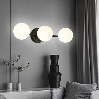 Black Metal Wall Light – Modern LED Bedroom Lighting Fixture with Easy Wall Mounting