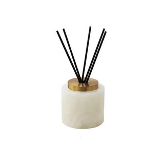 marble stone diffuser earthworks handcrafted marble aroma diffuser incense burner tray set angle view
