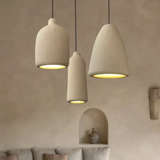 LED Pendant Light – Wabi Sabi Lighting Japanese Pendant Lamp With Brushed Nickel Finish