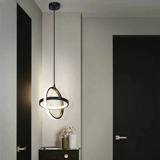 Modern Pendant Lamp – LED Pendant Light with Polished Steel Finish for Dining Room