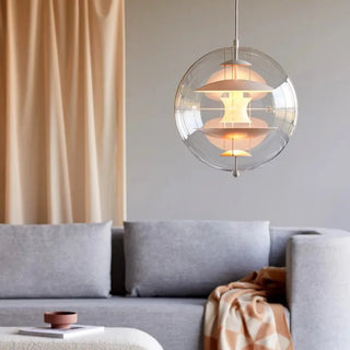 LED Sphere Pendant Light – Modern Pendant Light With Metallic Finish Lighting