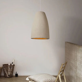 LED Pendant Light – Wabi Sabi Lighting Japanese Pendant Lamp With Brushed Nickel Finish