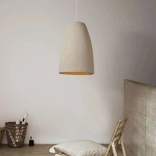 LED Pendant Light – Wabi Sabi Lighting Japanese Pendant Lamp With Brushed Nickel Finish