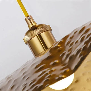 Modern Pendant Light – Artistic LED Pendant Light Fixture with Gold Finish