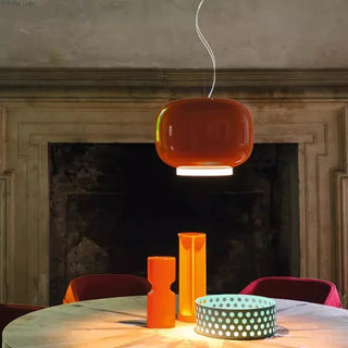 Colored Glass Pendant Light – Modern Dining Room Lighting With Warm Ambient Glow