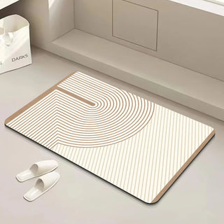 diatomaceous earth absorbent quick-dry bath mat front view