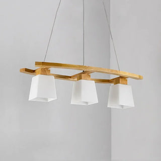 Bamboo Pendant Light – Modern Japanese Pendant Lamp | Adjustable Hanging Light