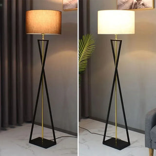 Floor Lamp Soft Light – Modern Designer Iron Fabric Lamp for Living Room