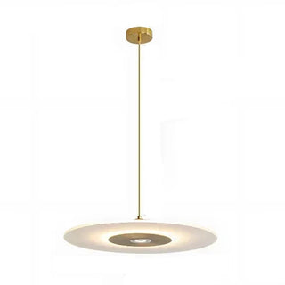 Modern Pendant Lamp – Acrylic Aluminum Disc Light | LED Dual Source, Warm Neutral Cool