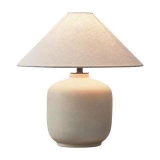 Ceramic Table Lamp – Japanese Style Lamp with Adjustable LED & Remote Control
