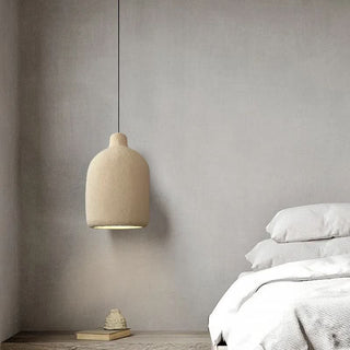 LED Pendant Light – Wabi Sabi Lighting Japanese Pendant Lamp With Brushed Nickel Finish
