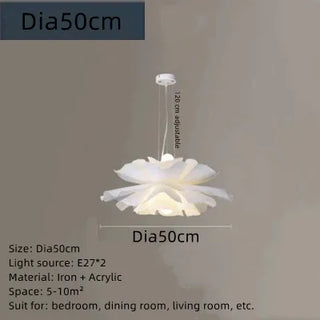 Minimalist Paper Chandelier – Soft White Bedroom Lighting | Lumavera Lighting