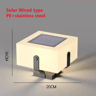 Solar Garden Light – Stainless Steel Lamp | Outdoor Solar Light | Easy Install