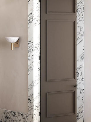 Marble Wall Light – Copper Wall Sconce | Soft Ambient Lighting for Bedroom