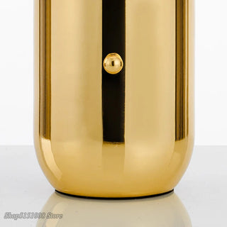 Modern Bedside Lamp | Metal And Glass Lamp With Soft LED Lighting