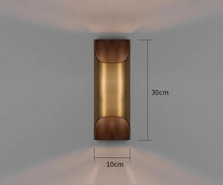 Black Metal Wall Light – Matte Black Light Fixture for Bathroom Mirror Lighting