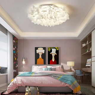 Modern Ceiling Light – Floral Ceiling Fixture With Soft Lighting & Remote Control