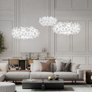 Modern Crystal Chandelier – Luxury Ceiling Light with Gold Lampshade for Living Room