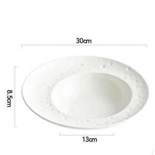 ceramic dining plate earthworks handcrafted porcelain dinnerware elegant tableware set product view
