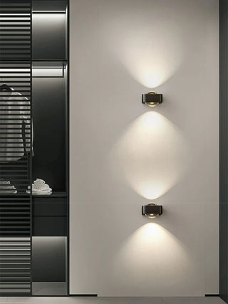 Modern Wall Light | Stainless Steel LED Wall Lamp - Black & Gold Sconce