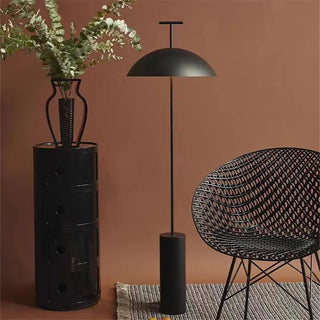 Black floor lamp side – modern LED reading touch switch