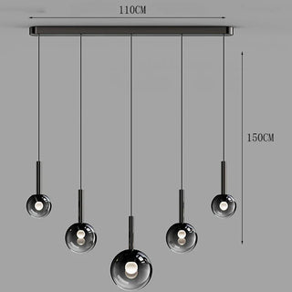 Modern Alloy Chandelier | Living Room Lighting - Remote Control & Easy Installation