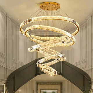 Modern Crystal Pendant Light – Luxury Dining Room Lighting With Remote Control