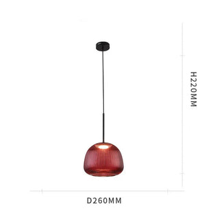 Colored Glass Pendant Light – Elegant Living Room Lighting with Warm Ambient Glow