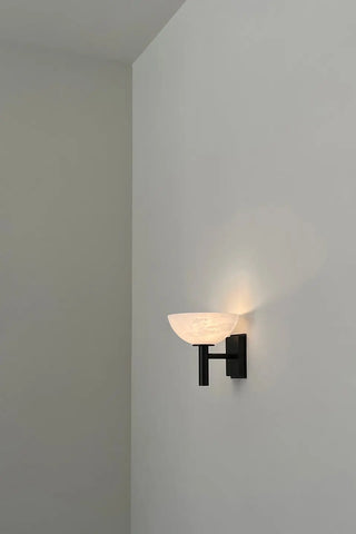 Marble Wall Light – Copper Wall Sconce | Soft Ambient Lighting for Bedroom