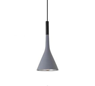Conical Aluminum Pendant | Adjustable Cable Lighting - Matte Finish Light Fixture