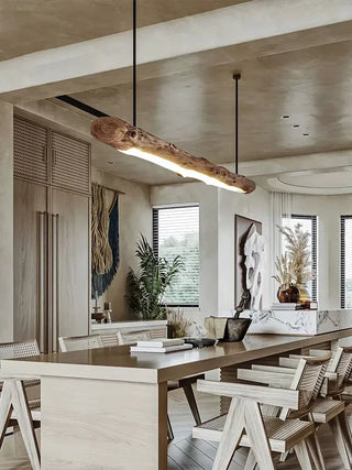 Suspension Ayka – Lampe durable en bois naturel | Installation facile