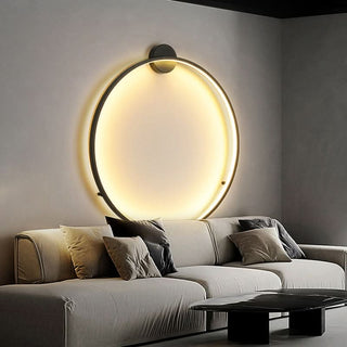 Modern Wall Lamp – Circle Wall Light | Ambient LED Lighting Fixture by Lumavera