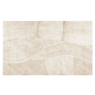 modern minimalistic rug luxury european woven decorative non slip quick drying carpet front view
