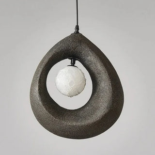 Wabi-Sabi Pendant Light – Handcrafted Organic Pendant Lamp with Soft LED Lighting