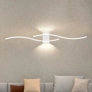 Wave Wall Sconce – Modern Adjustable LED Wall Light with White Acrylic Diffuser