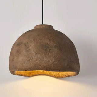 LED Polymer Chandelier – Modern Pendant Light with Natural Polymer Shade