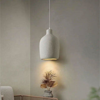 LED Pendant Light – Wabi Sabi Lighting Japanese Pendant Lamp With Brushed Nickel Finish