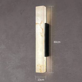 Marble-Effect Wall Light – Waterproof Outdoor Wall Sconce with LED Lighting