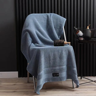cotton bath towel scandinavian luxury soft quick drying high absorbency close-up