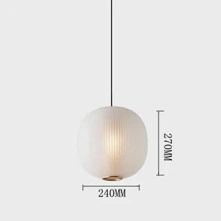 Glass Pendant Light – Height Adjustable Contemporary Nordic Pendant Lamp